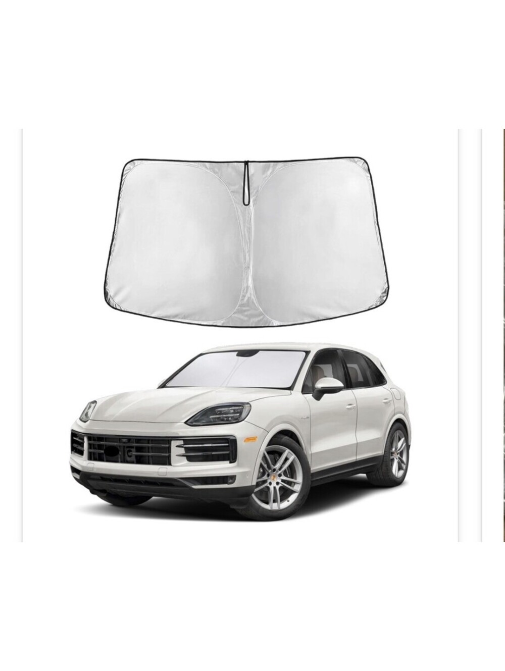 EcoNour Windshield Sunshade For Porsche Cayenne (2019-2025)